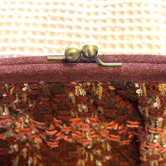 VERA BRADLEY Vintage Collectable Herringbone Clutch - Picture 3 of 5